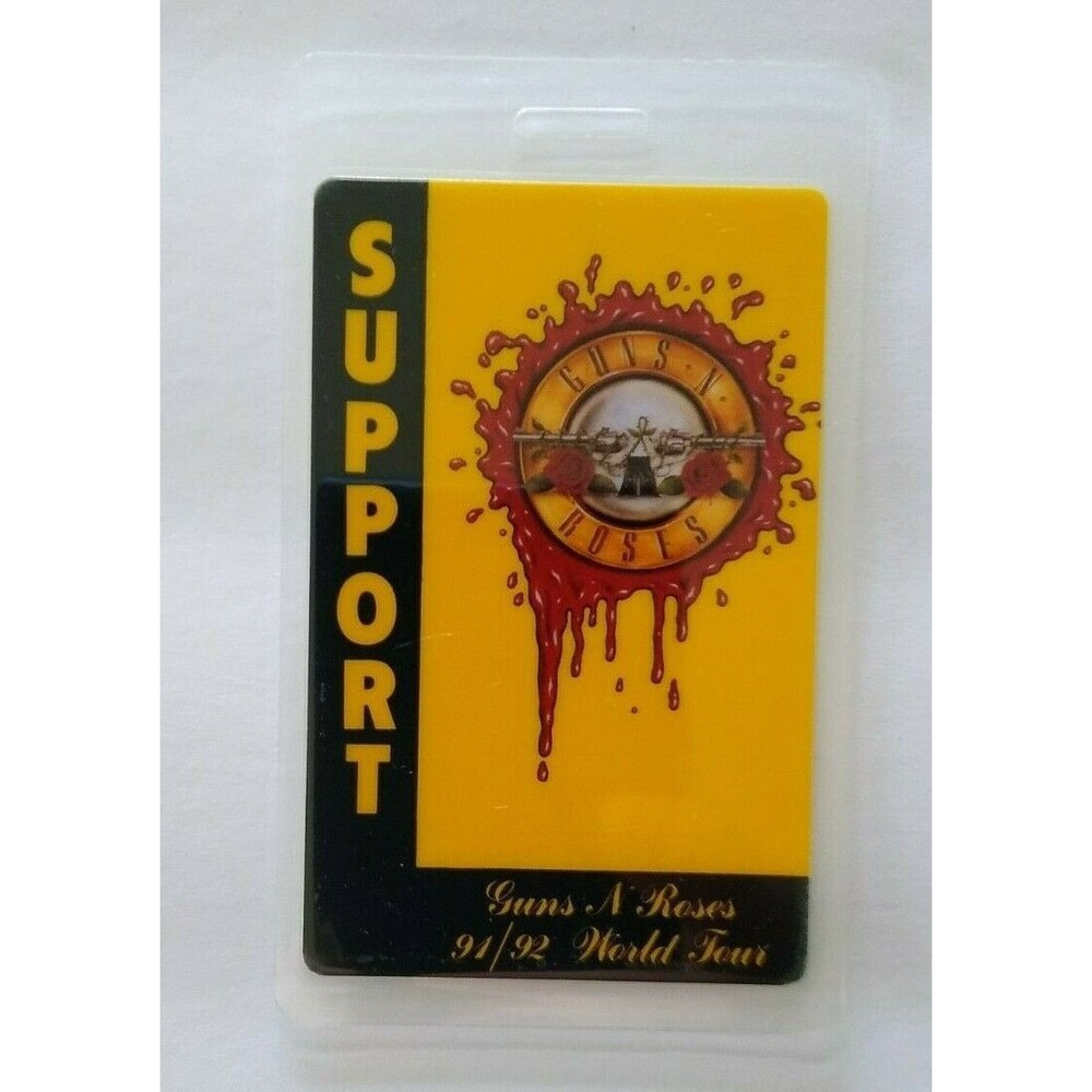 Guns N Roses Use Your Illusion Backstage Pass Laminated Original 91/92 Hard Rock